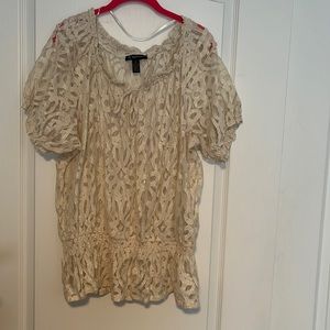I-N-C Women’s Lace Top Size 3X